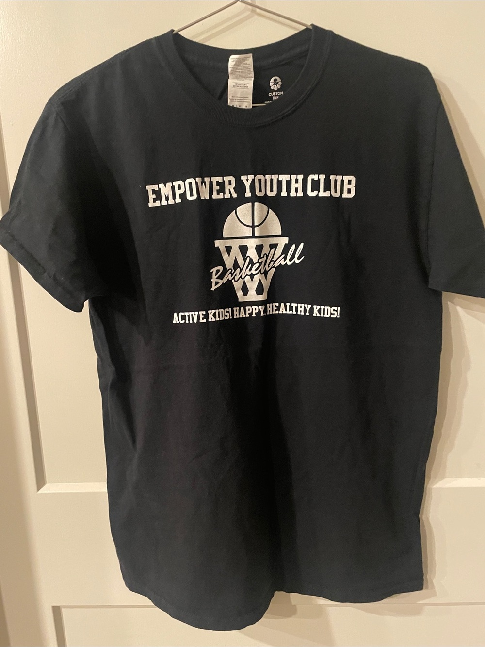 Gildan Black Empower Youth Club Basketball Tee